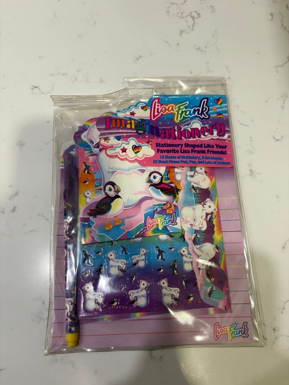 Vintage Y2K Lisa Frank Stationary Set NEW